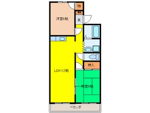 ハイツフジの物件間取画像